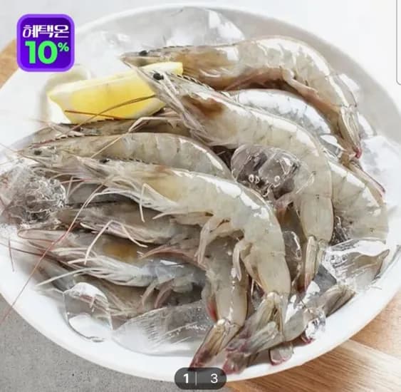 당일조업 생물 활새우 1kg (24,400원/무료)