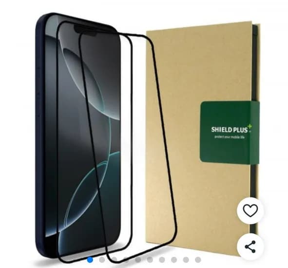아이폰 풀커버 강화유리필름 2장 (3,700원/무료)
