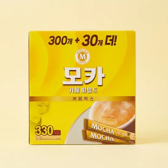 모카씨엔티 모카 카페마일드 커피믹스, 12g, 330개입 (21,940원, 무료배송)