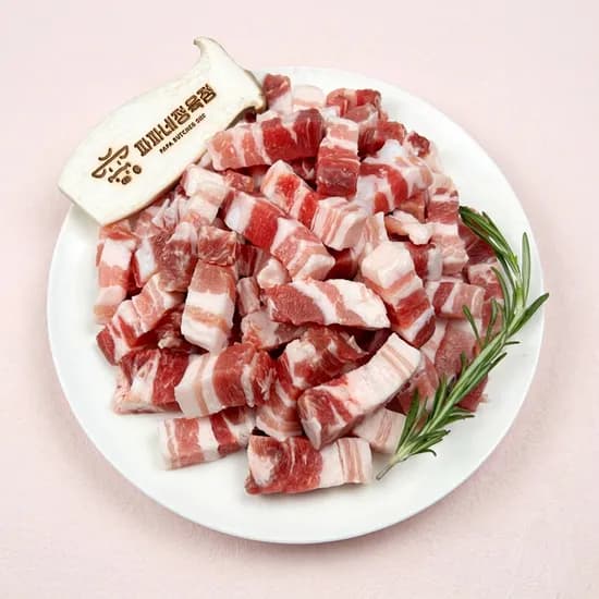 한입 삼겹살 500g 4개