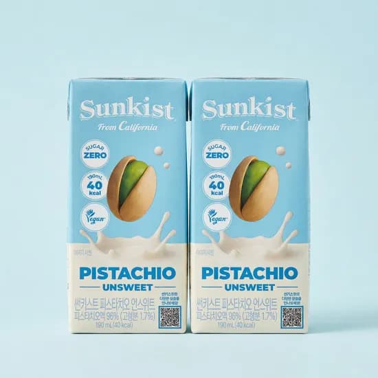 광동 썬키스트 피스타치오 언스위트 190ml 24개