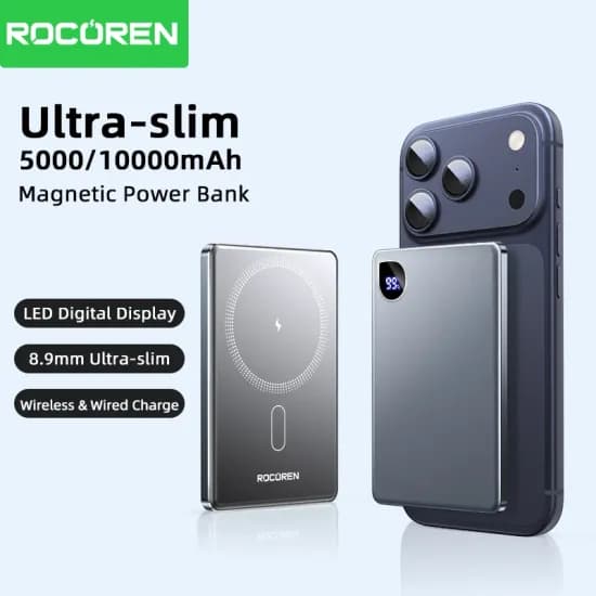 Rocoren 맥세이프 보조배터리 5000mAh 10000mAh