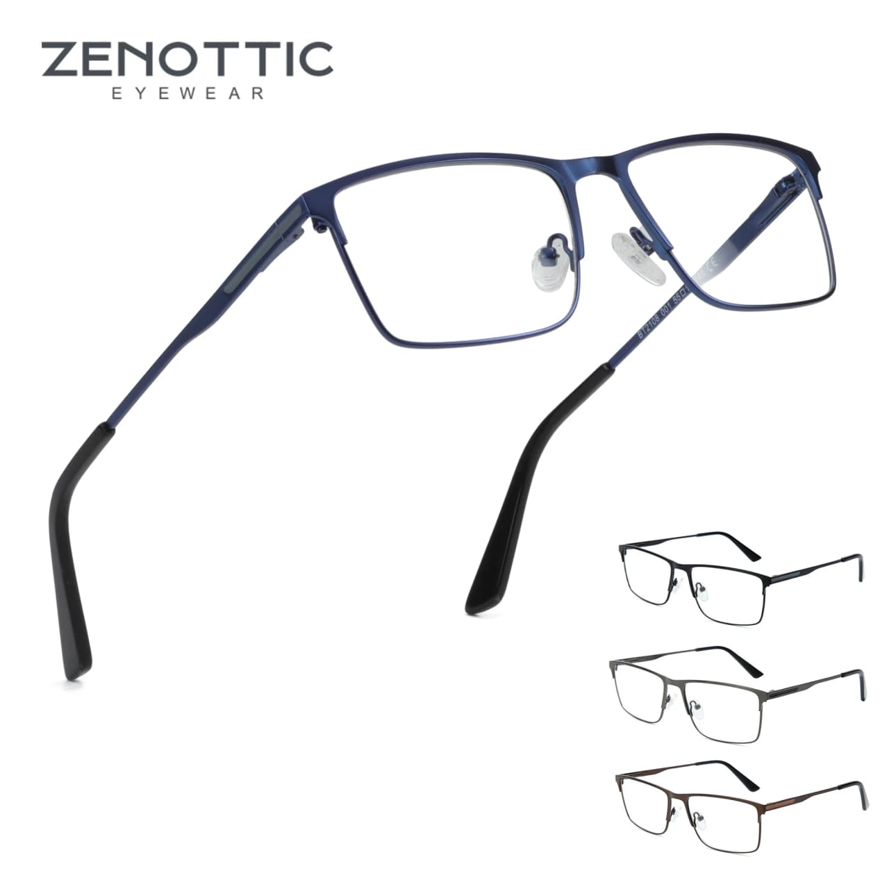 블루라이트 차단 돋보기 ZENOTTIC 합금 안경프레임