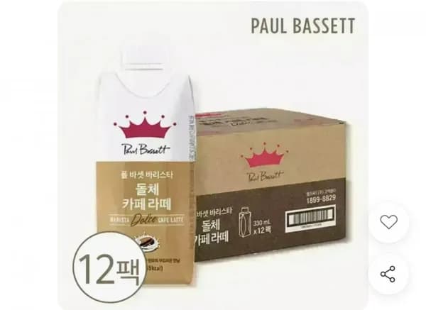 폴바셋 바리스타 돌체라떼 330ml 12개입 (24,900원/무배)