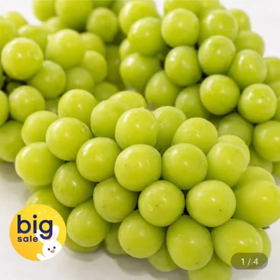 김천 16brix 하우스 샤인머스켓 2kg 4-5수(12,80원/무료)3
