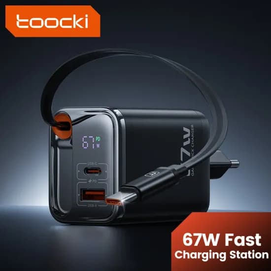 Toocki 67W GaN USB C 충전기 한국플러그