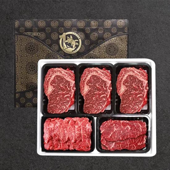 등급 국내산 꽃등심 선물세트 1kg (89,568원/무료)1