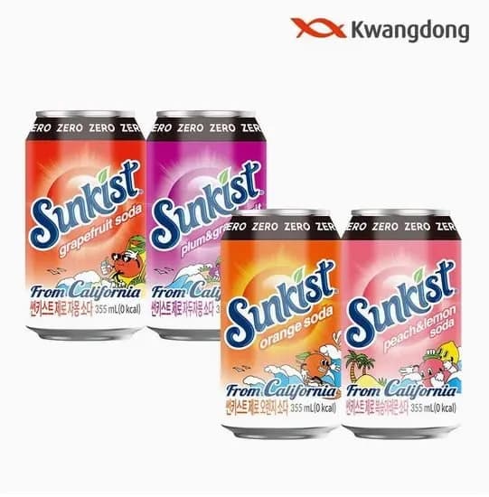 썬키스트 제로소다 355ml 8캔