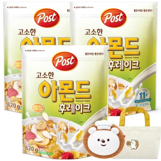 포스트 아몬드후레이크 620g 3개