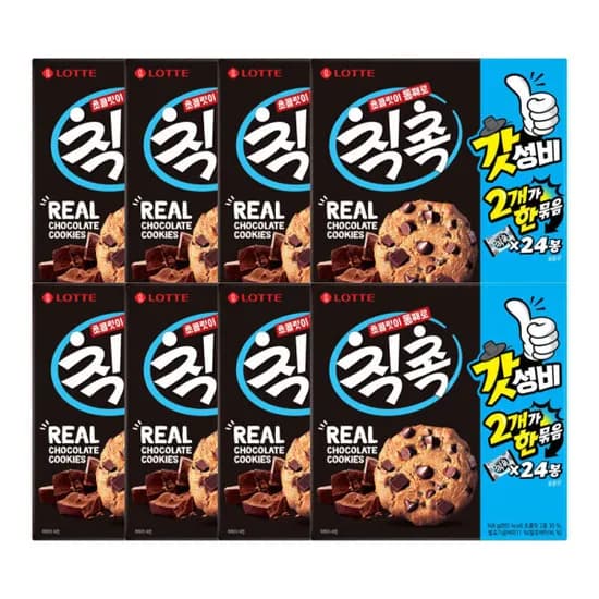 롯데제과 칙촉 2번들 336g 4세트
