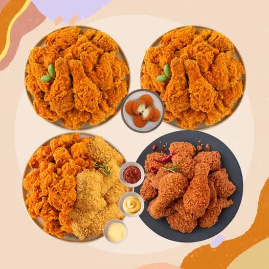 멕시카나치킨 와삭칸+콜라 1.25L (17,860원/무료)