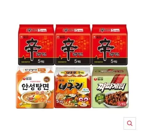 농심 라면 30봉 골라담기