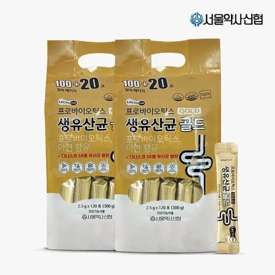 락토온 프로바이오틱스 생유산균 골드 20포 2세트