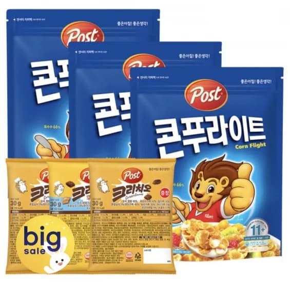 포스트 콘푸라이트 시리얼 600g 3개