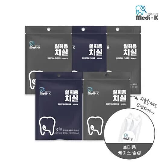 국내생산 일회용 치실 치간칫솔 400p
