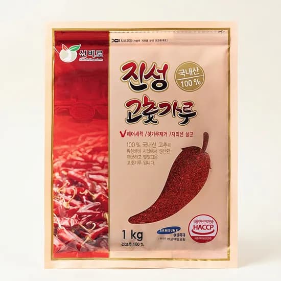 국내산 고춧가루 보통맛 1kg (21,900원/무료배송)