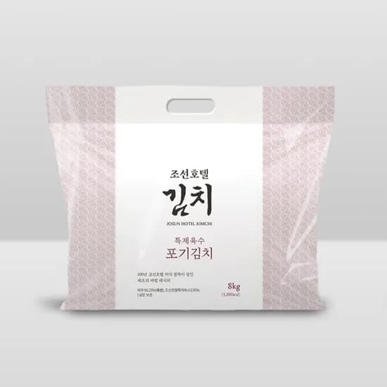 조선호텔 김치 특제육수 포기김치 8kg