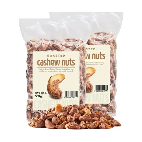 까먹는 껍질 구운캐슈넛 500g x 2개 17,343원