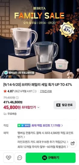 브리타 스타일에센셜XL 3.6L 화이트