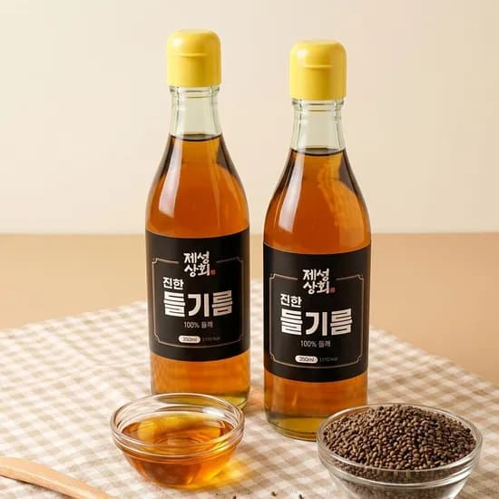진한 들기름 350ml 1+1 (13,833원/무료)
