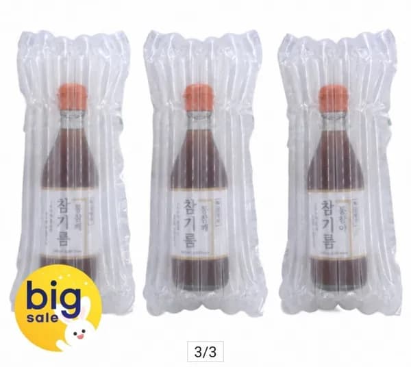 통참깨 참기름 350ml 3병