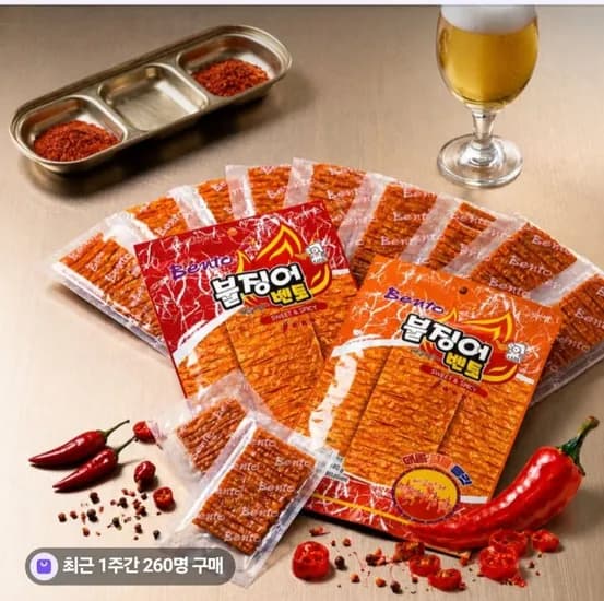 벤토 불징어 매콤달콤 8개