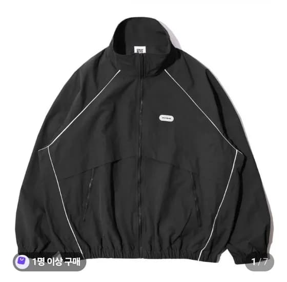 남녀공용 파이핑 바람막이