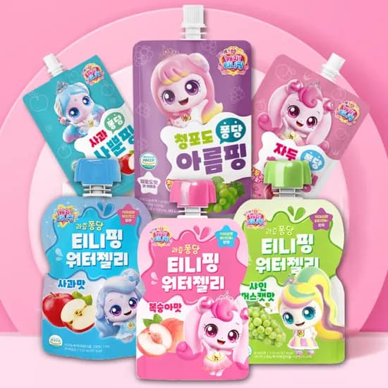 캐치티니핑 과채음료 3종 20개