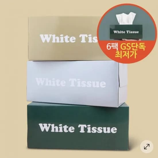 미용티슈 180매 6팩