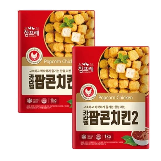 참프레 카라멜 팝콘치킨2 1kg 2개 16,400원