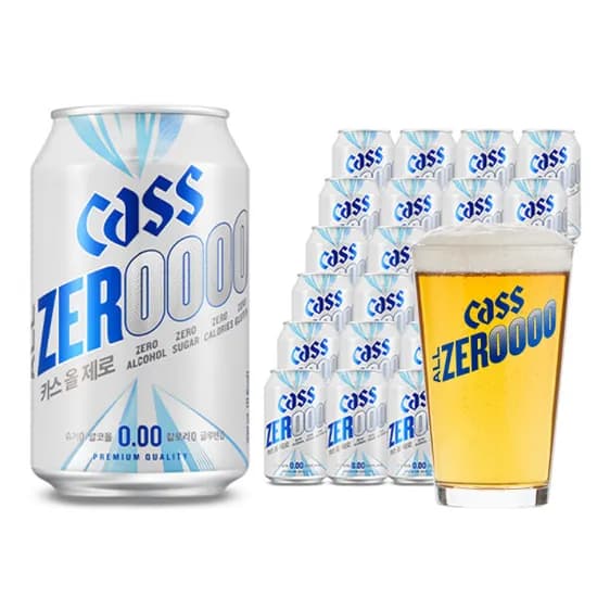 카스 0.0 제로 330ml 24캔