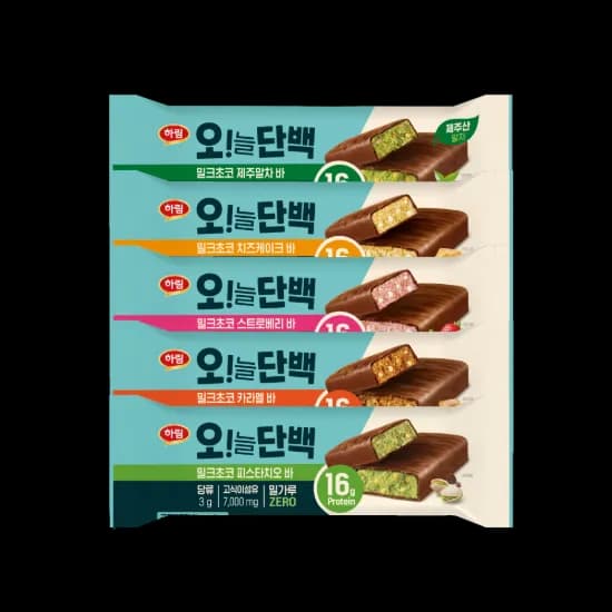 오늘단백 밀크초코바 5종 12팩