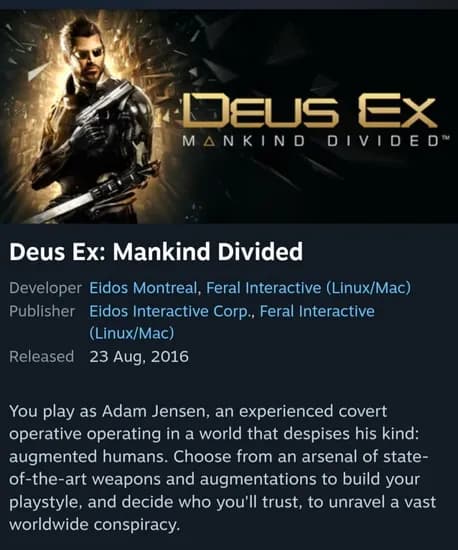 Deus Ex Mankind Divided