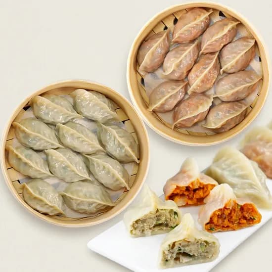 허만두 잎새만두 알찬고기 1.4kg 1봉 외 알찬김치 1.4kg 1봉 13,500원