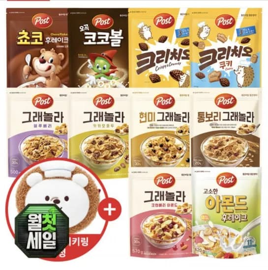 포스트 아몬드후레이크 620g 외 10종