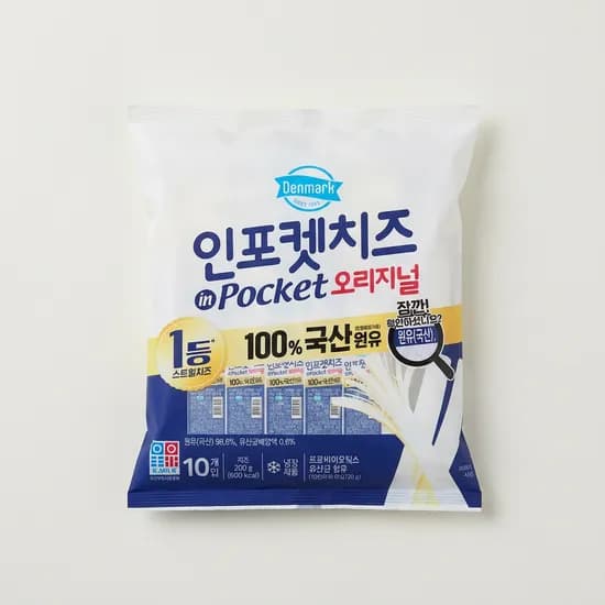 동원 덴마크 인포켓 스트링치즈 30개 17,900원