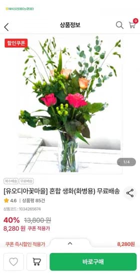 유오디아꽃마을 혼합생화 외 다양
