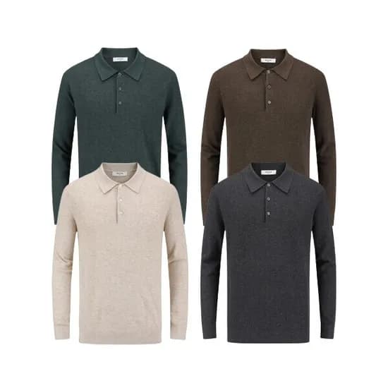 에디션 센서빌리티 F/W 프리미엄 캐시미어 블렌디드 카라 니트