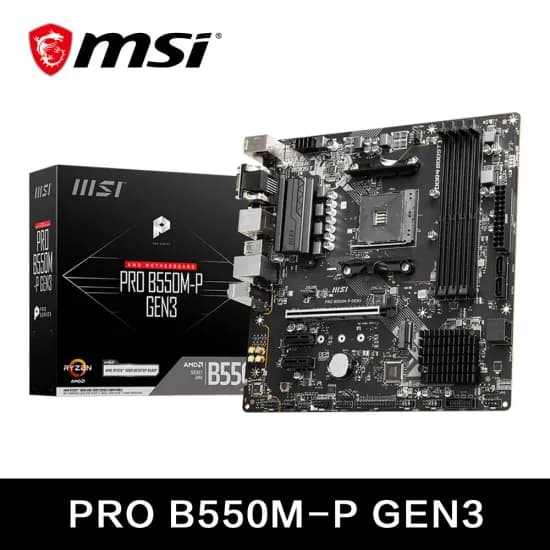 MSI B650M 기가바이트 GA B850M MSI PRO B550M-P GEN3