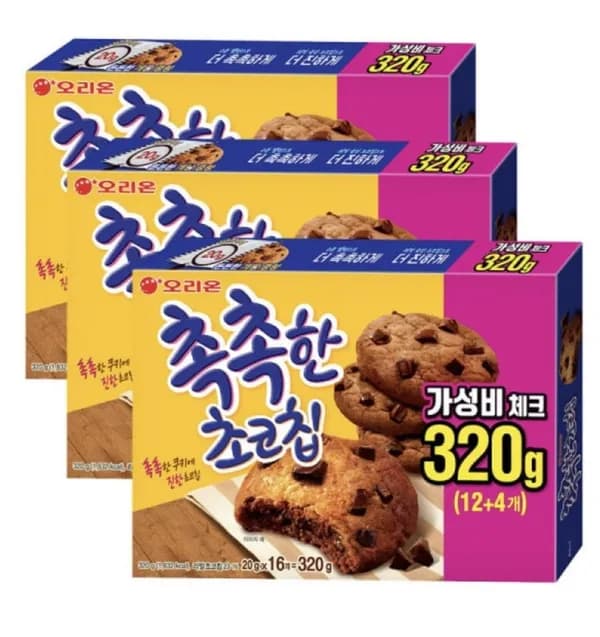 촉촉한 초코칩 16개입 x 3박스 9,900원