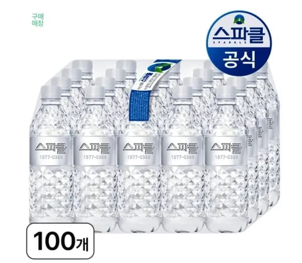 스파클생수 500ml 100병 14,710원