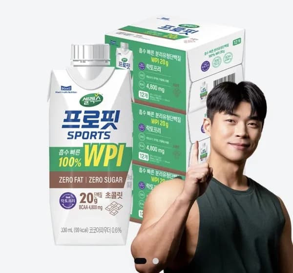 셀렉스 프로핏 스포츠 WPI 드링크 초콜릿 330ml X 36팩