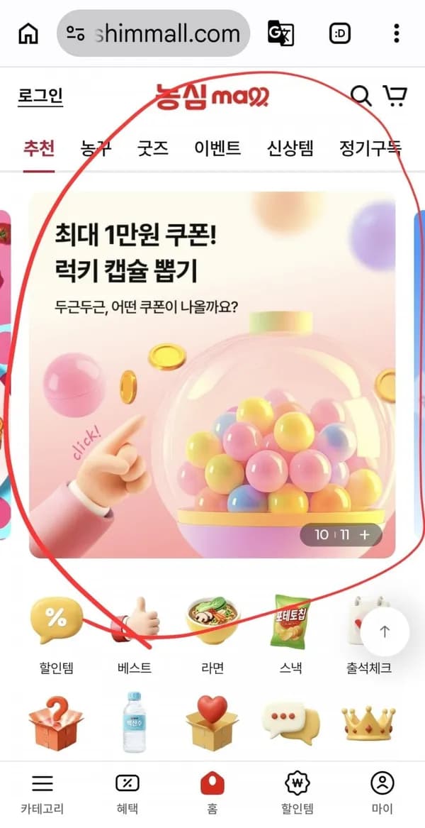 신라면 120g 40개 1박스
