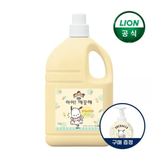 아이깨끗해 X포차코 핸드워시 대용량 리필 순향 4.5L 1개 + 포차코 공용기 증정