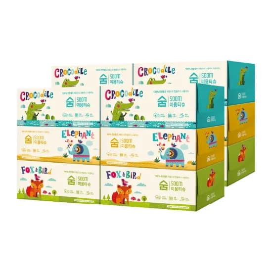 천연펄프 각티슈 280매 12각