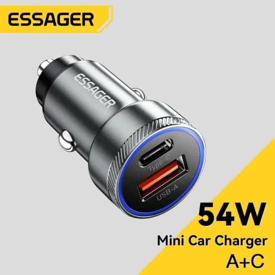 Essager 54W USB 차량용 충전기