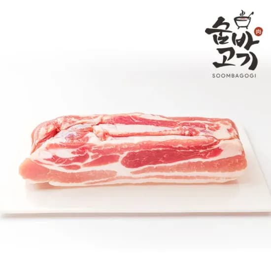 두툼한 수육용 삼겹살 1kg