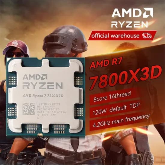 AMD 7800X3D 230.03달러, 9600X 140.86달러