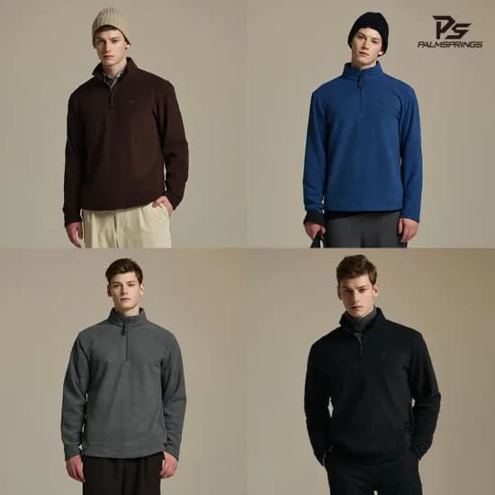 남성 헤리티지 플리스 집업 4color