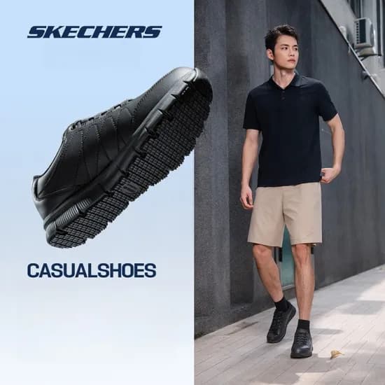 스케쳐스 남성 글라이드 스텝 에이티 고워크 플렉스